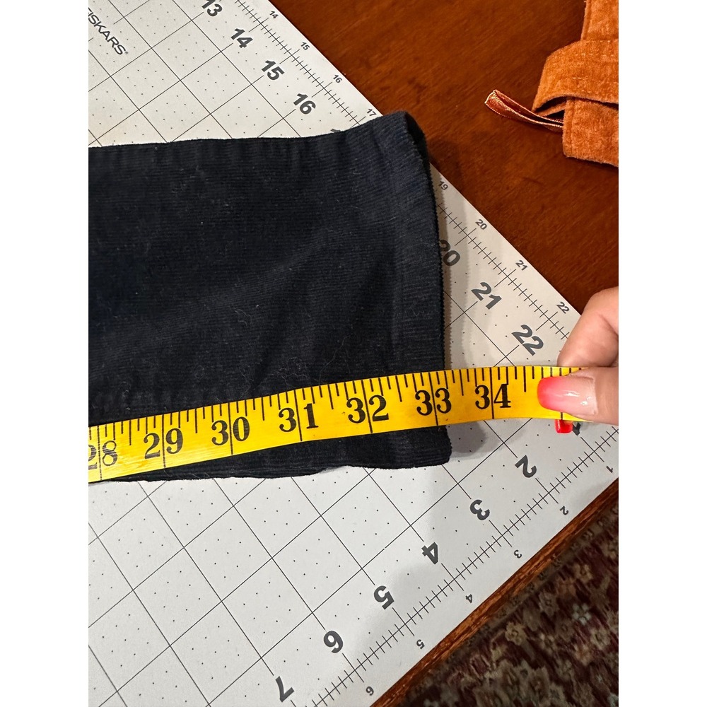 Zadig & Voltaire‎ Corduroy Pants Skinny Leg Dark Blue Casual Designer - Picture 13 of 14